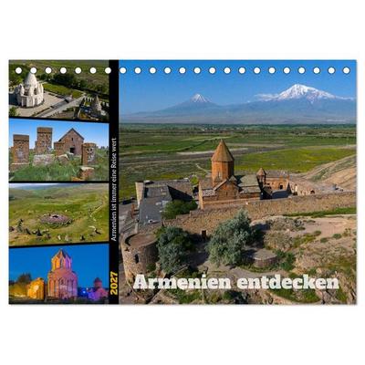 Armenien entdecken (Tischkalender 2027 DIN A5 quer), CALVENDO Monatskalender