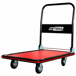 AW Tools, Transportwagen, AWTOOLS WÓZEK MAGAZYNOWY 4-KOŁOWY 300KG PLATFORMA 90x60cm (300 kg)
