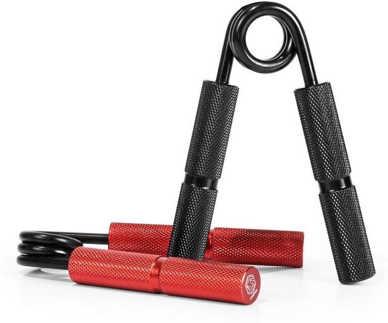 Gymstick Aluminum Hand Grip -käsipuristin - Musta 63kg (140lb)