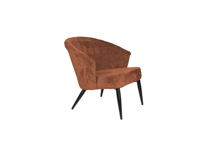 Fauteuil en bois rouge Georgia