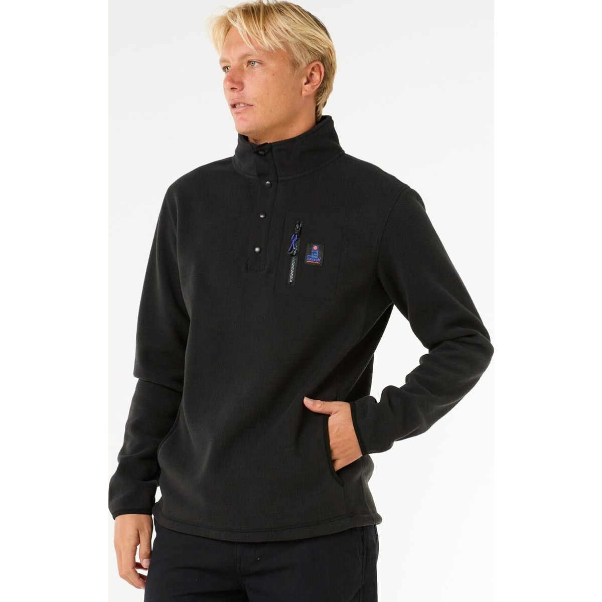RipCurl Search Polar Fleece Crew black (0090) L 05QMFL_0090_L