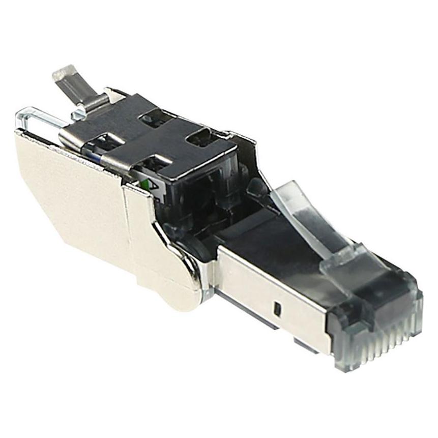 Multimedia Connect Rotative toolless modular RJ45 connector for shielded solid cable (Netzwerkkabel Stecker) (PLAG6AFS)