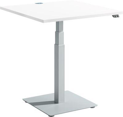 Schäfer Shop Select Beistelltisch FLEXXAS, elektrisch höhenverstellbar, ergonomisch, B 800 mm, weiß