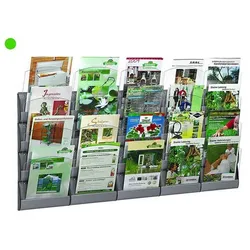Paperflow Wandprospekthalter »Integral« DIN A4 silber, 116x73x2.3 cm