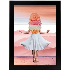 POSTER Collage Stil Kunst A4 Rahmenlos