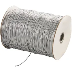 Gummikordel 1,5 mm, silber, 500 m
