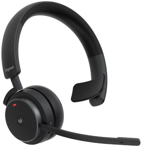 Siemens Gigaset CH41D PRO Casque DECT avec CrewPTT Casque DECT confortable pour systèmes mono et multicellulaires, avec audio HD, portée de 25 m, recharge