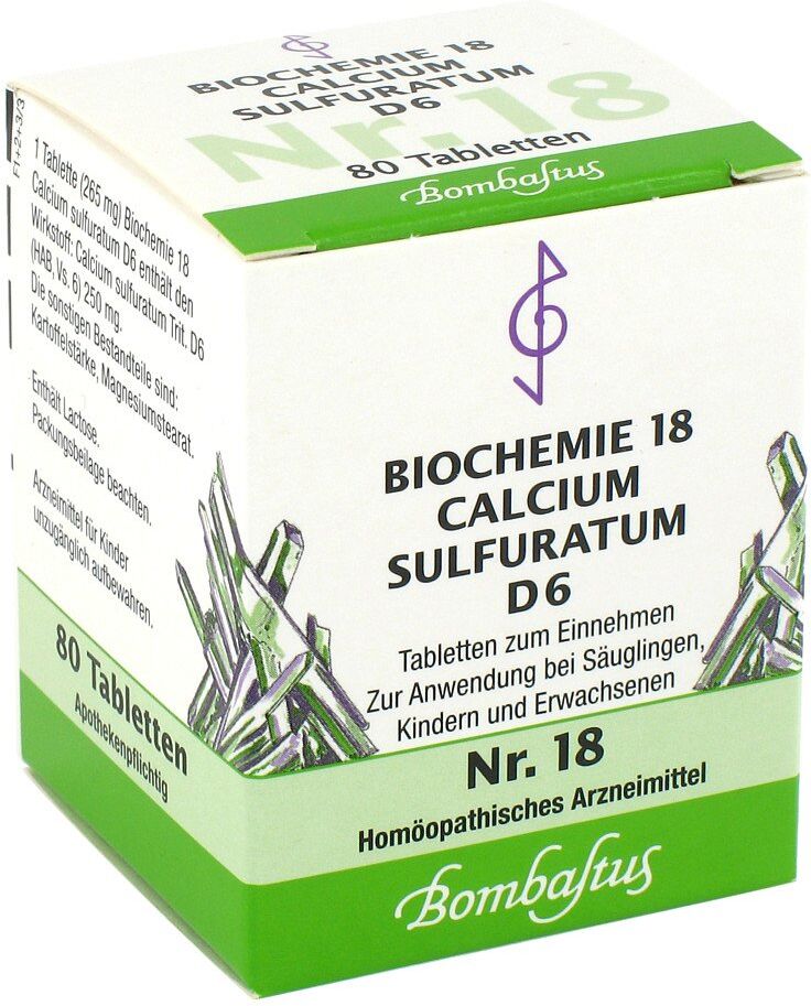 Biochemie 18 Calcium sulfuratum D6 Tabletten