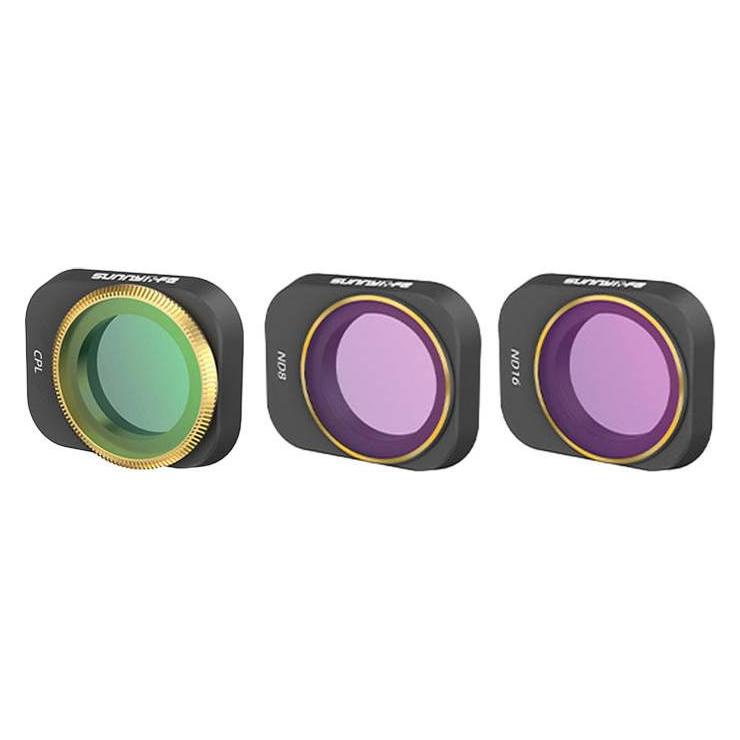 Sunnylife Set of 3 filters CPL+ND8+ND16 for DJI Mini 3 Pro (MM3-FI415) (Drohnen Filter, DJI Mini 3 Pro) (MM3-FI415)
