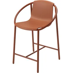 Ringo Stuhl 90 cm rot-braun