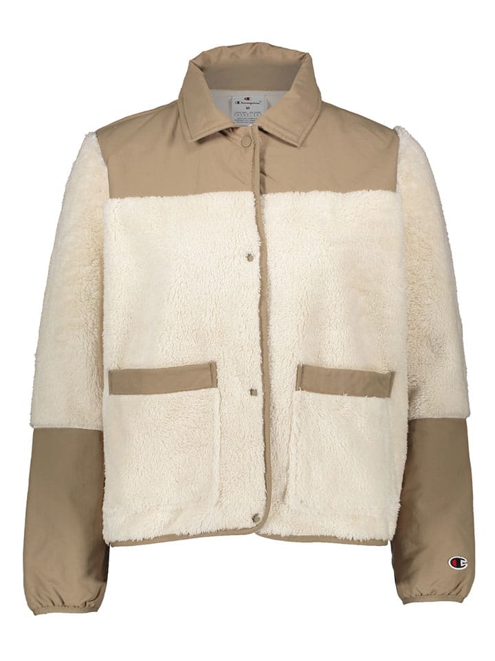 Champion Hemdjacke in Beige/ Taupe - S