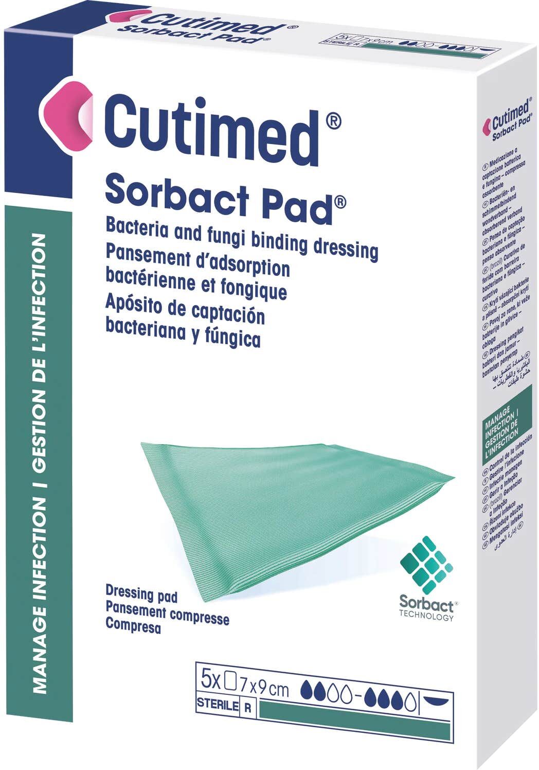 Cutimed Bsn Medical Apósitos Sorbact Medicación 7x9cm 5uds