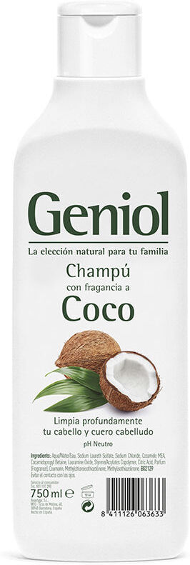 Geniol shampoing à la noix de coco 750 ml