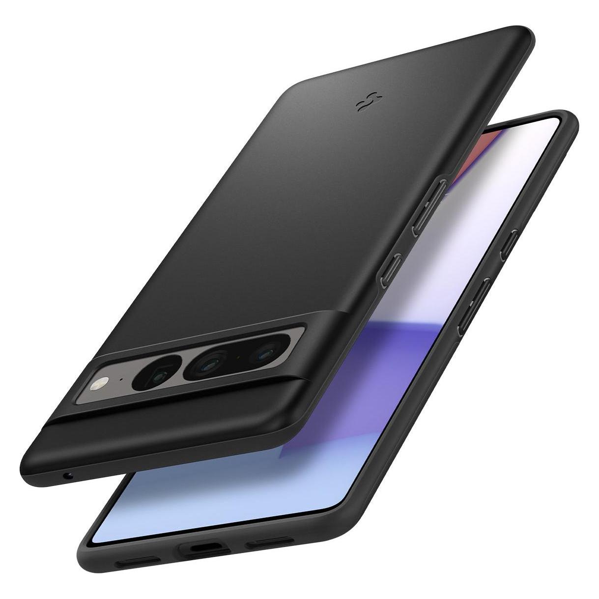 Spigen Thin Fit Case für Google Pixel 7 Pro - black (Google Pixel 7 Pro) (ACS04733)