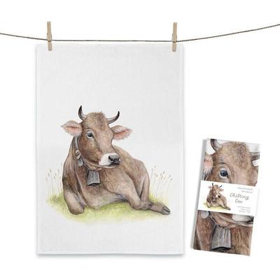Geschirrtuch Chilling Cow