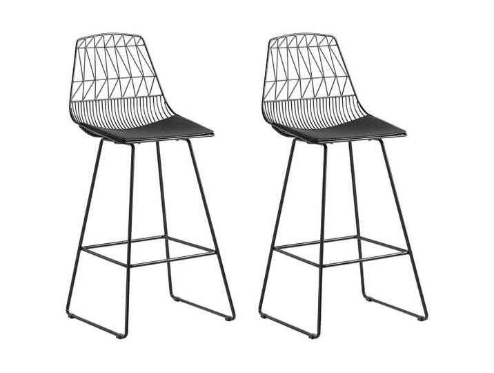 BARSTUHL 2er-Set Metall Schwarz Preston