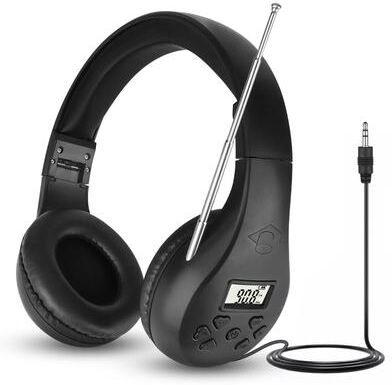 Multicon Wholesale Hub Portable FM Radio Headphones, Stereo Bass, Noise Cancellation, Foldable, Comfortable Headset For Travel Portable FM Radio Headphones, Stereo Bass, Noise Cancellation, Foldable, Comfortable Headset For Travel