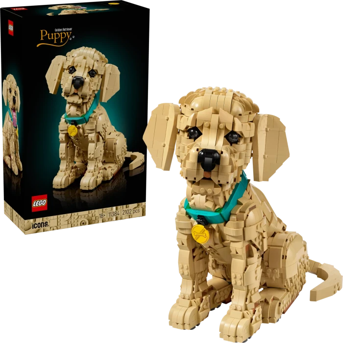LEGO Icons 11384 Golden Retriever Welpe