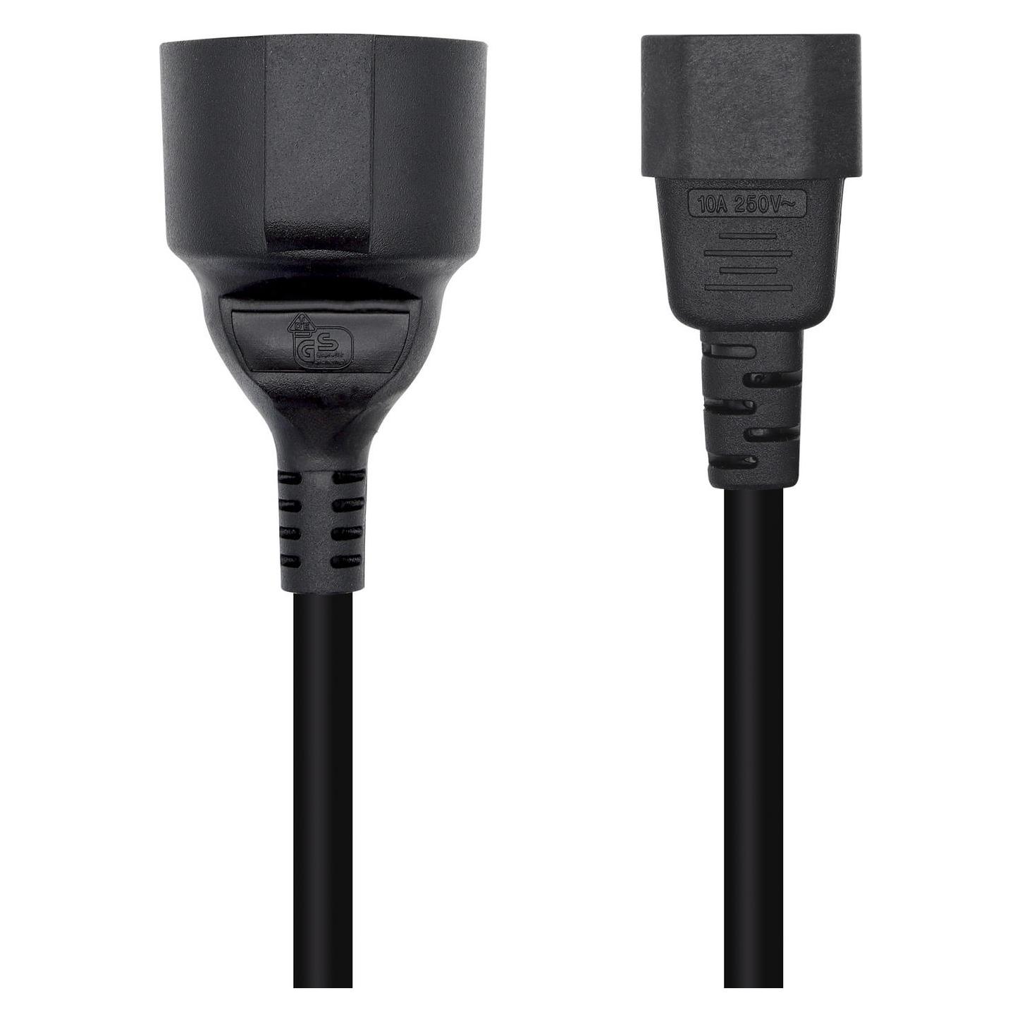 Aisens CABLE ALIMENTACION 16A C14 M A CEE7 H 25CM (0.25 m, CEE 7/7) (A132-0467)