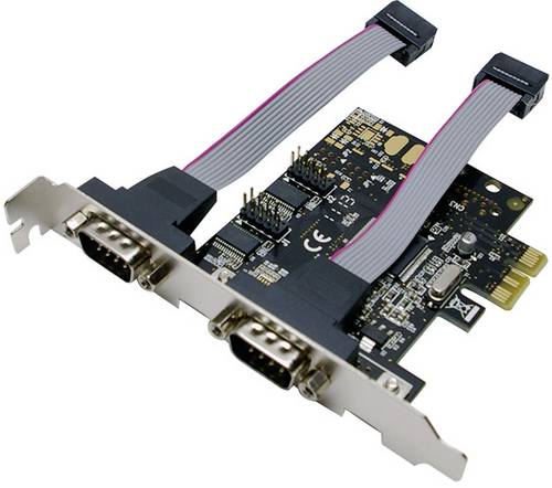 LogiLink PC0031 Serielle Steckkarte Seriell (9pol.) PCIe