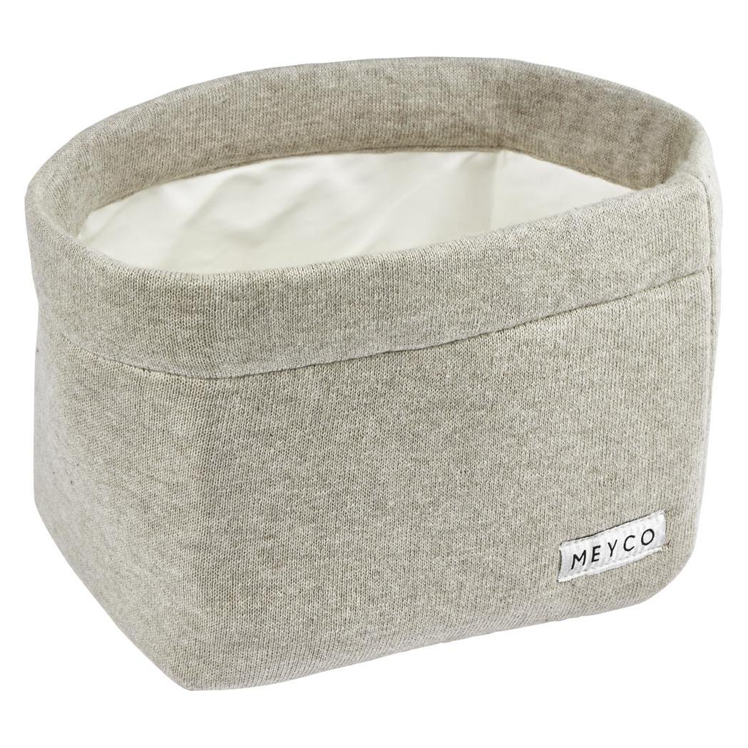 Meyco Wickeltichkörbchen medium Knit basic sand melange (47988103)