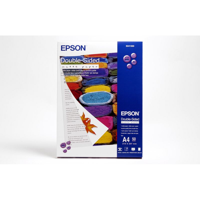 Epson S041569 Double-Sided Matte Paper Fotopapier 29.7x21 cm (50 Blatt)