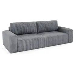 SOFA Angela 3 Sitzplätze Dunkelgrau