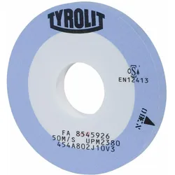 Tyrolit, Schleifmittel, Präzisions-Aussenrund-Schleifscheibe DxTxH (mm), 400x40x127, Typ: A80, 594590 A80 (A)