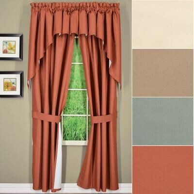 H.c. International, Inc. Newell Tailored Curtain Pair, 80 x 63, Loden