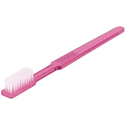 Unigloves Einmalzahnbürsten - mit Zahnpasta - Kunststoff - pink - 100 Zahnbürsten