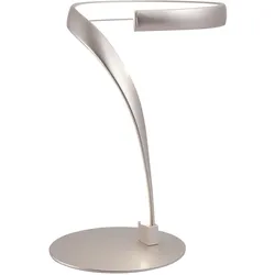 LED-Tischleuchte Infinity Silberfarben max. 12 Watt