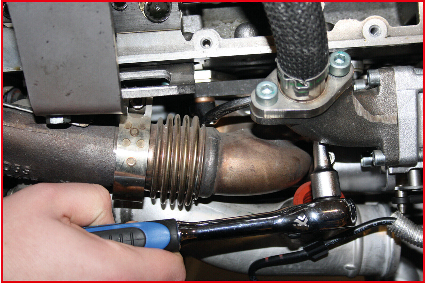 KS Tools Turbolader Spezial-Schlüssel für VAG TDI, 12mm (150.2249)