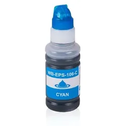 Alternativ-Tintenflasche für Epson C13T00R240 cyan