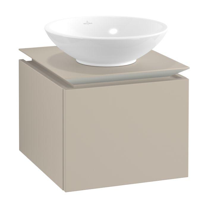 Villeroy & Boch Legato Waschtischunterschrank B56500VK 45x38x50cm, Soft Grey