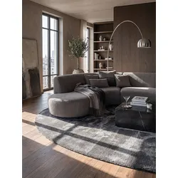 Teppich Antirutsch Anthrazit 140x200 cm - ALDAN   Kadima Design