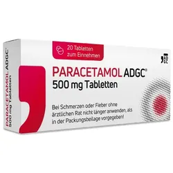 PARACETAMOL ADGC 500 mg Tabletten 20 St