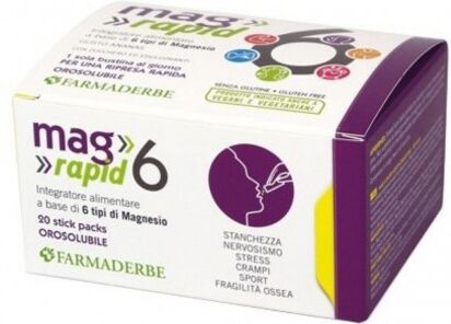 Sanofi Aventis Paraf+otc Mag 6 Rapid Integratore Magnesio Stanchezza E Stress 20bst