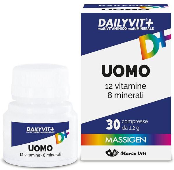 Massigen Dailyvit+ Uomo Integratore Vitamine e Minerali 30 Compresse