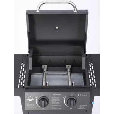 Gasgrill EL FUEGO "San Jose 2 Brenner", schwarz, B:94cm H:101,5cm T:51cm, Grills, mit gusseisernem Grillrost