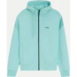 Regular-Fit Sweatshirtjacke Blau L