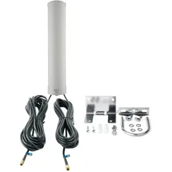 Stigwize 5G MiMo antenne met 2 x 10m SMA connector, ondersteund 3G/4G/5G (3G, 4G, 5G), Netzwerkantenne