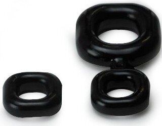Sport Fucker Boner Kit Cockring et Ballstretcher noir