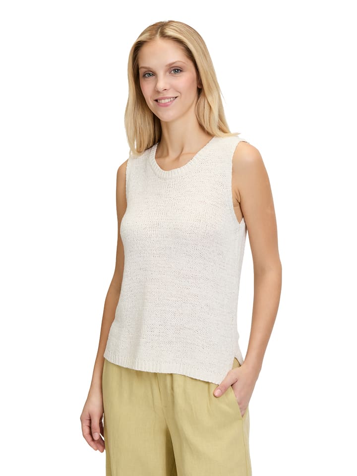 CARTOON Pullunder in Creme - 38