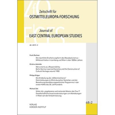 Zeitschrift für Ostmitteleuropa-Forschung 68/2 ZfO - Journal of East Central European Studies JECES 68/2, Taschenbuch von Karsten Brüggemann,Christian