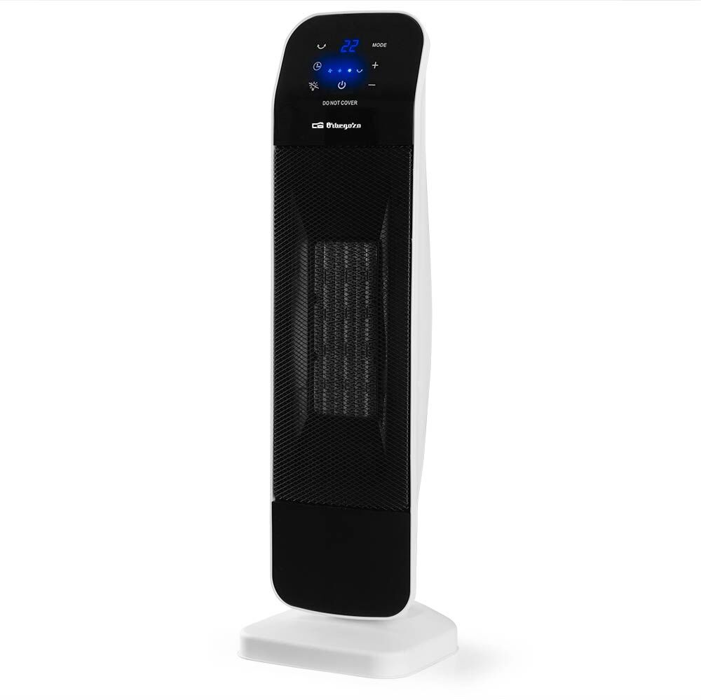 Orbegozo Calefactor ceramico CR 5029 2000 W. Plata / Negro