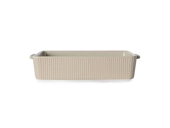 Sagaform Plat à four Flora beige 29,5x18,5 cm