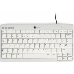 Bakker Elkhuizen BakkerElkhuizen Tastatur Ultraboard 950 V2 Compact (US) retail (US, Kabelgebunden), Tastatur, Grau