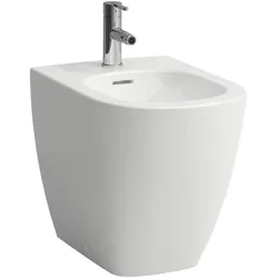 Laufen, Toilette + Bidet, Lua Standbidet, mit Überlauf, 1 Hahnloch, 360x520mm, Eckventile innenliegend, H832081