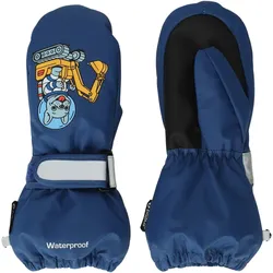 ZigZag Motto Fäustlinge Kinder 2037 - estate blue XS (104/116)