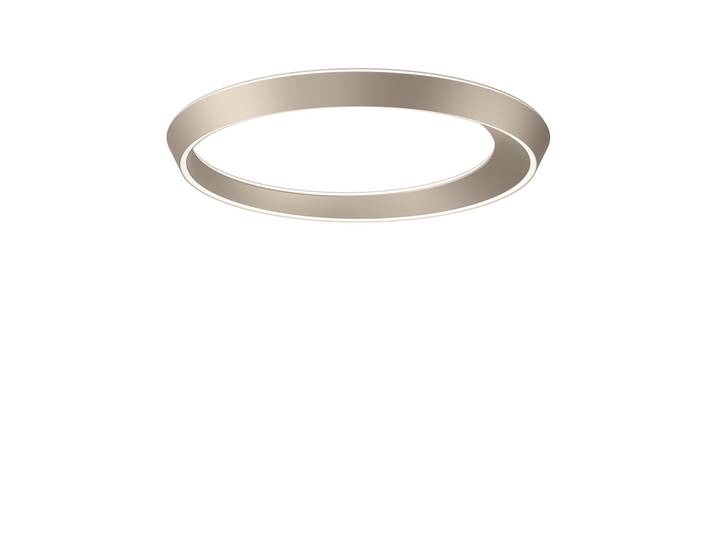 Tidal 75 Plafonnier 3000K Mat Golden - Lodes - Salon / séjour - Aluminium - Anneau